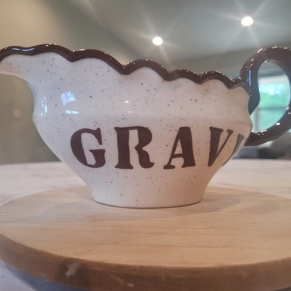 Vintage Ceramic‎ Gravy Bowl Retro Kitchen Decor Serving Bowl - Picture 4 of 16